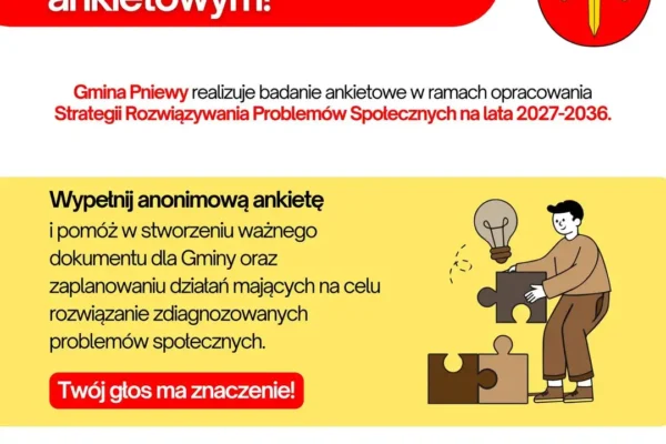 Gmina Pniewy zaprasza mieszkańców do udziału w ankiecie społecznej