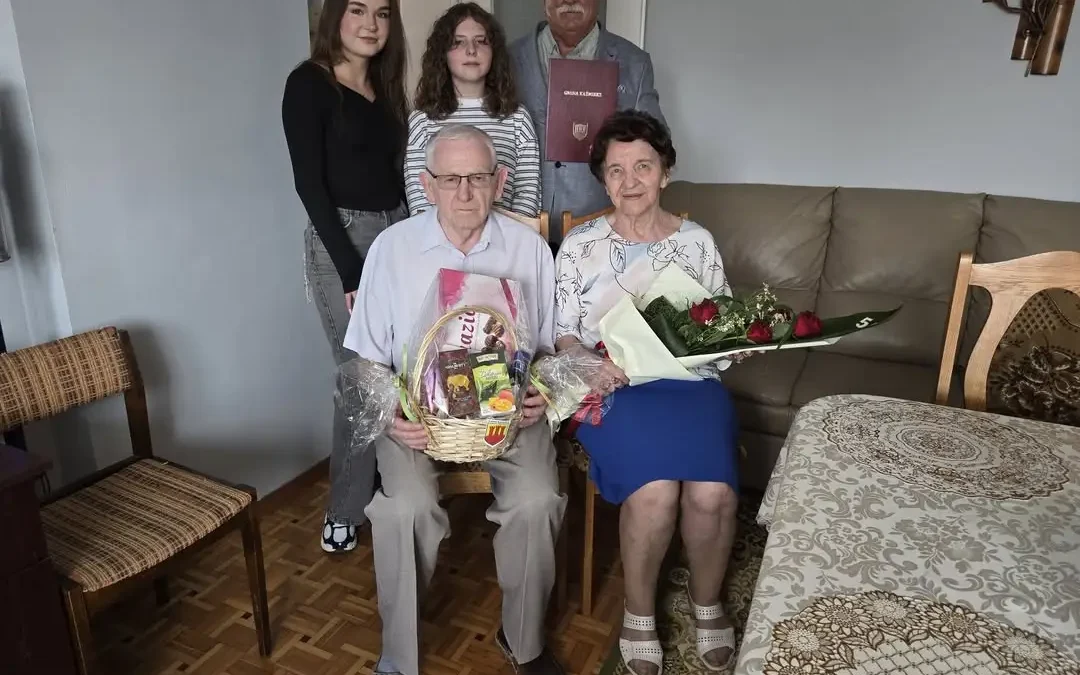 55 lat małżeństwa – Szmaragdowe Gody Państwa Rosiakowskich w Kaźmierzu