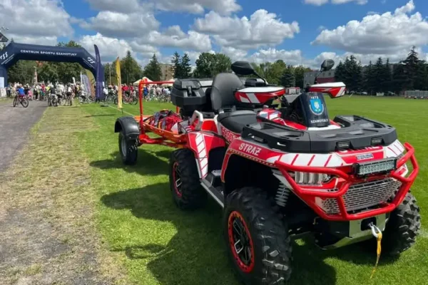 OSP Szamotuły zabezpieczało medycznie III Rajd Rojbry na Start