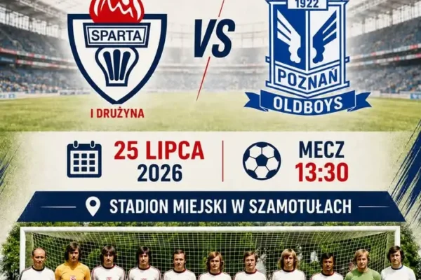Mecz Sparty Szamotuły z Lechem Oldboys i prezentacja legend z 1976 roku