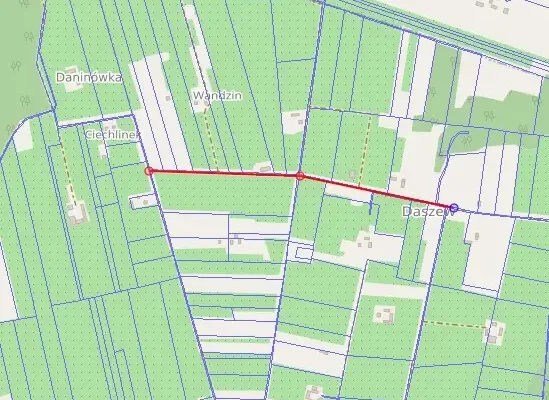 Zamknięcie drogi w Daszewie – remont nawierzchni asfaltowej