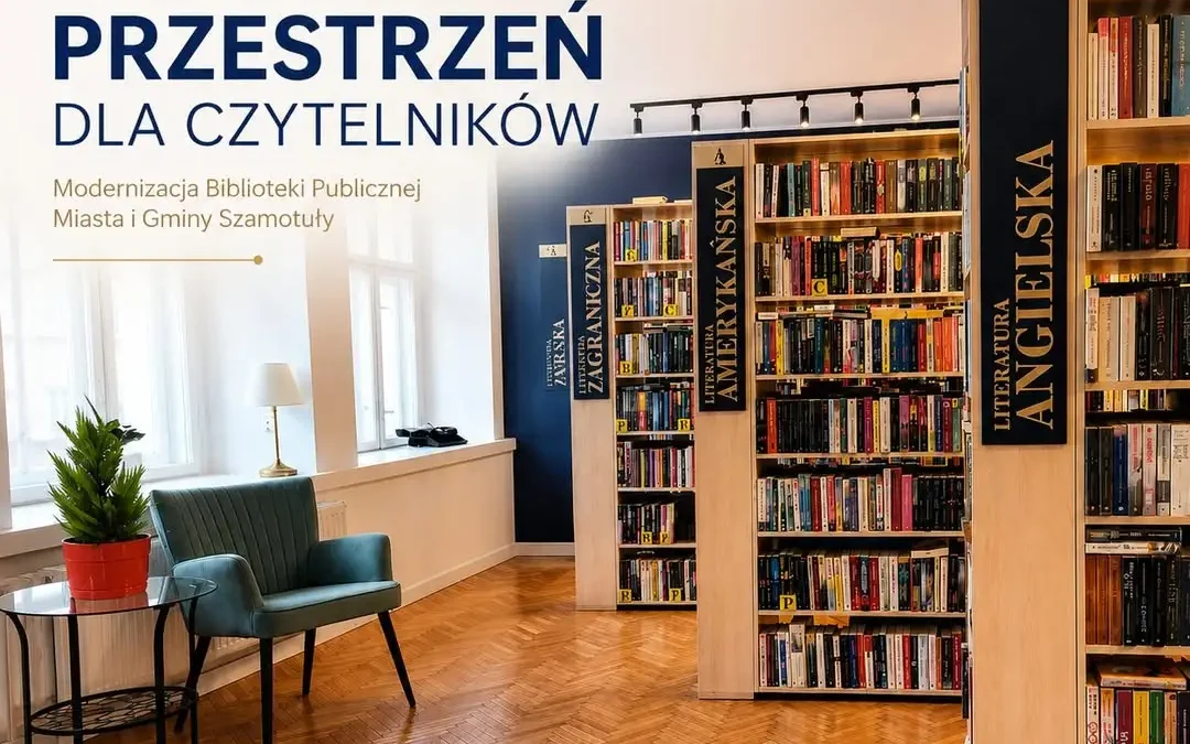 Nowa przestrzeń dla dzieci w Bibliotece Szamotulskiej dzięki Funduszom Europejskim