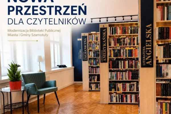Nowa przestrzeń dla dzieci w Bibliotece Szamotulskiej dzięki Funduszom Europejskim