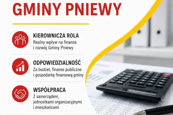 Wójt Gminy Pniewy ogłasza nabór na stanowisko Skarbnika Gminy