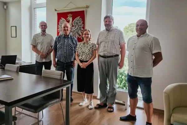 Rowerzysta z 108 tys. km na liczniku odwiedził gminę Obrzycko