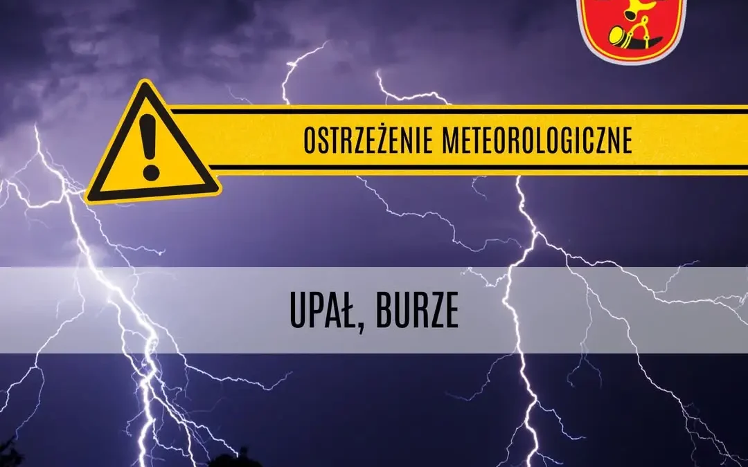 Ostrzeżenie IMGW: Upał i burze w powiecie szamotulskim
