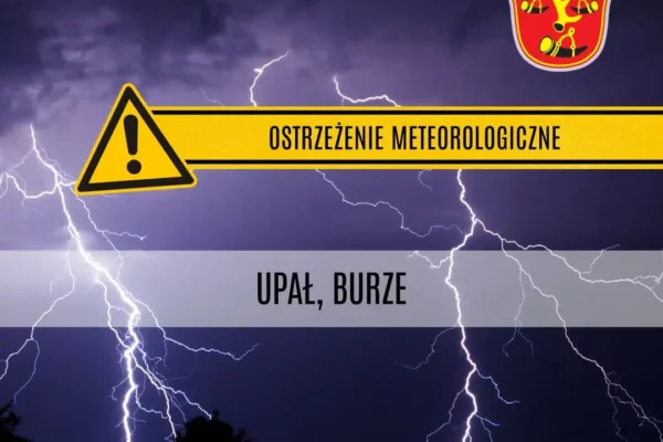 Ostrzeżenie IMGW: Upał i burze w powiecie szamotulskim