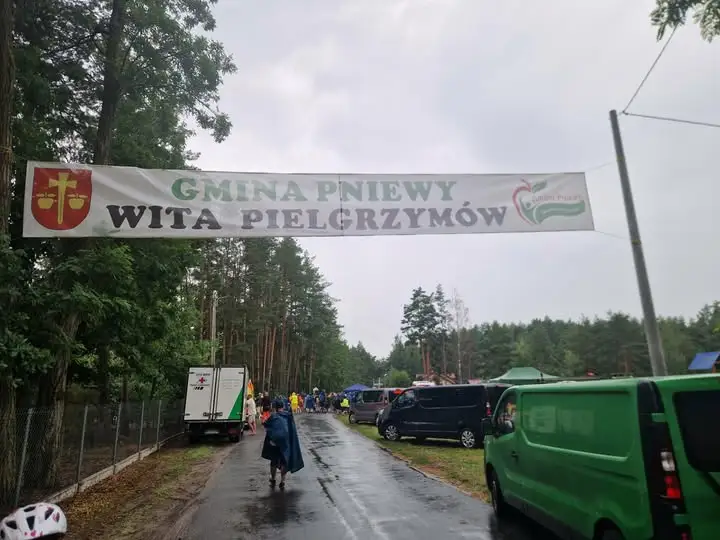 Gmina Pniewy serdecznie przyjęła pielgrzymów 315. Warszawskiej Pielgrzymki Pieszej