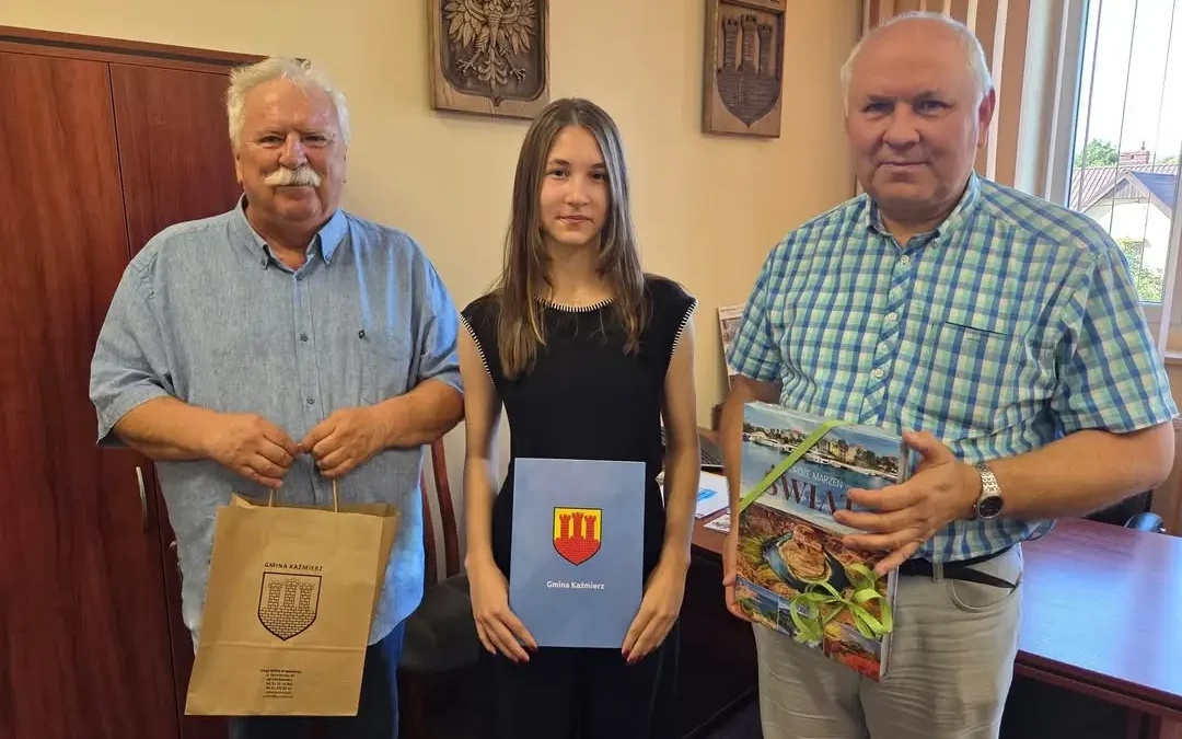 Nagroda Wójta Gminy Kaźmierz dla najlepszej ósmoklasistki
