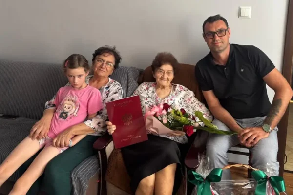 Pani Maria Pospieszna z Ostroroga świętuje 95. urodziny