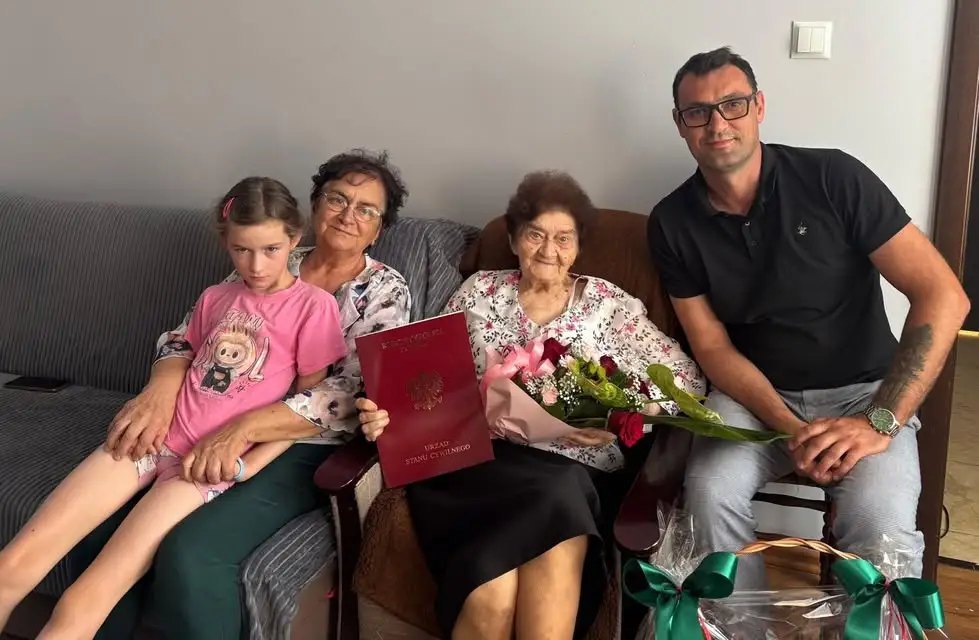 Pani Maria Pospieszna z Ostroroga świętuje 95. urodziny