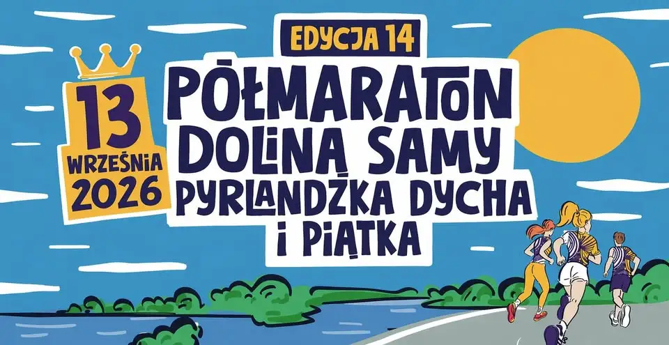 Półmaraton Doliną Samy i Pyrlandzka Dycha – wielkie bieganie w Kaźmierzu już 13 września