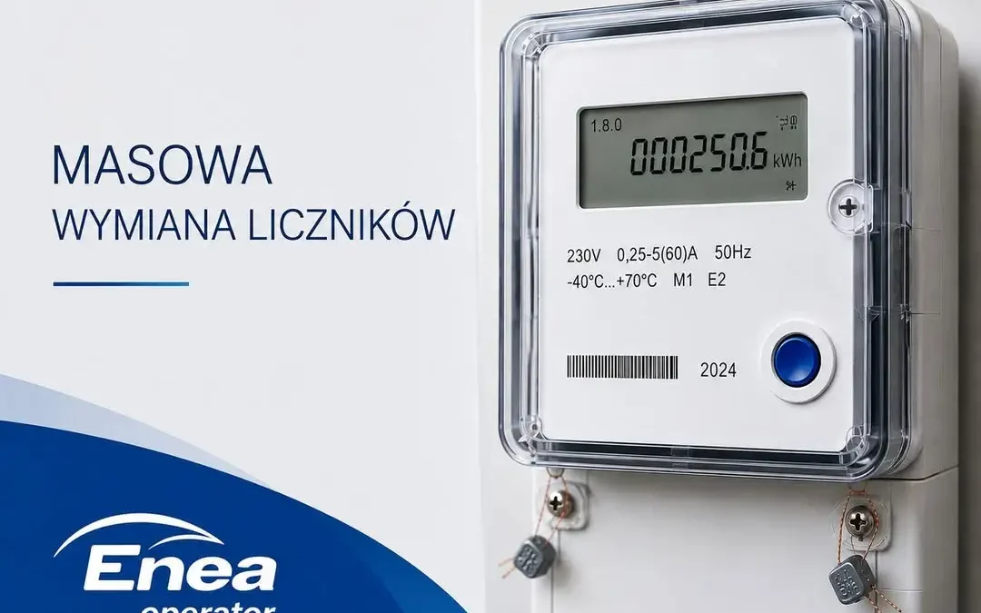 Enea wymienia liczniki na zdalny odczyt – sprawdź, jak rozpoznać pracowników