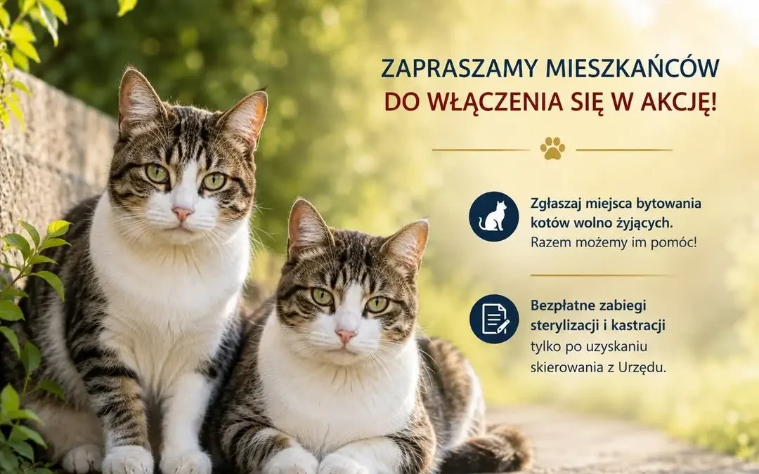 Szamotuły: zgłoś miejsca bytowania kotów wolno żyjących – bezpłatna sterylizacja