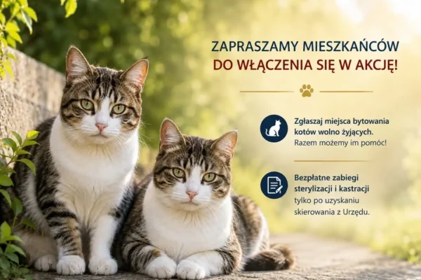 Szamotuły: zgłoś miejsca bytowania kotów wolno żyjących – bezpłatna sterylizacja