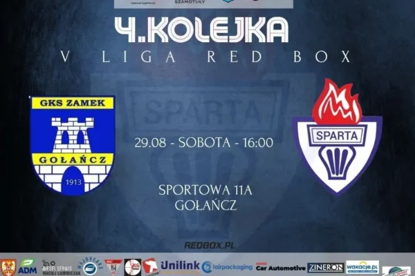 Sparta Szamotuły jedzie do Gołańczy na mecz z liderem – zapowiedź sobotniego starcia