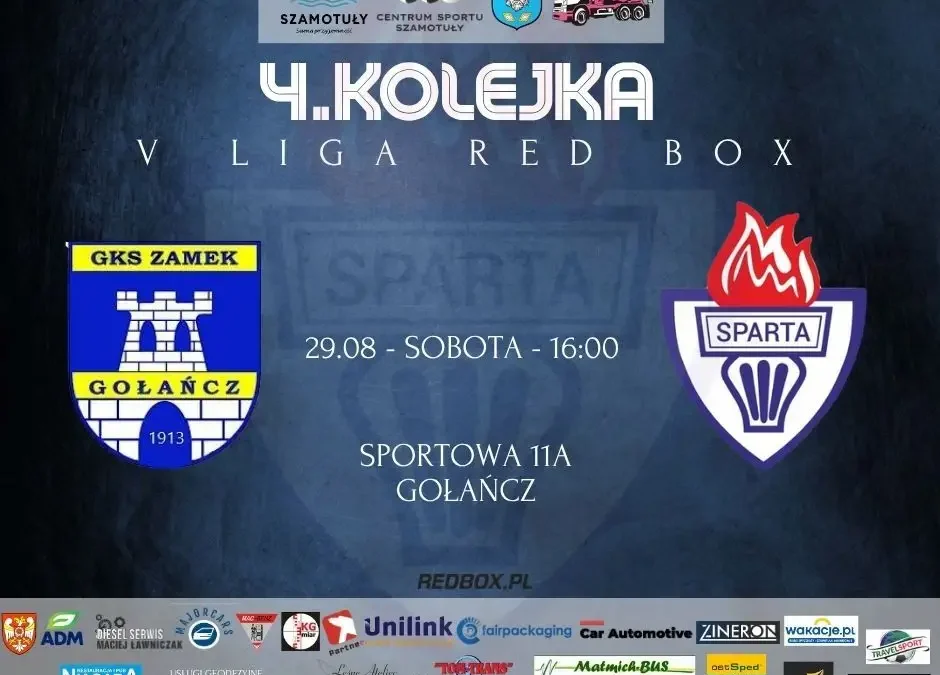 Sparta Szamotuły jedzie do Gołańczy na mecz z liderem – zapowiedź sobotniego starcia