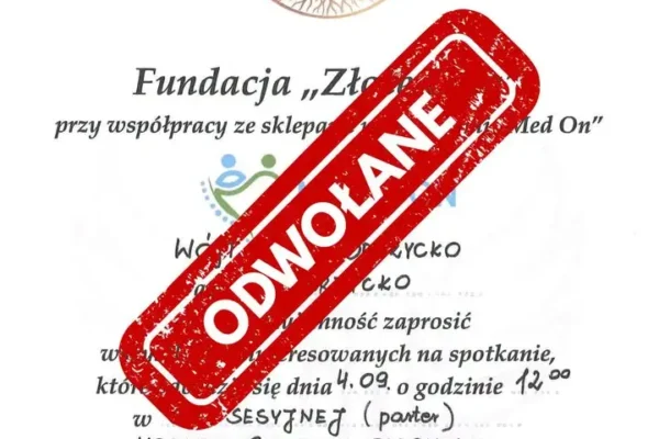 Odwołane spotkanie w gminie Obrzycko – nowy termin wkrótce