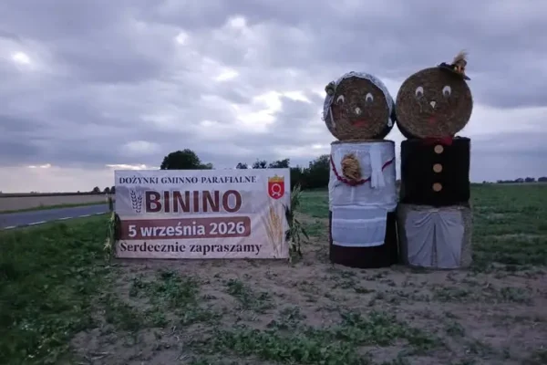 Dożynki w Bininie już jutro – wspólne dziękczynienie za plony