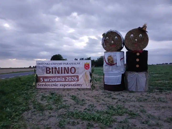 Dożynki w Bininie już jutro – wspólne dziękczynienie za plony