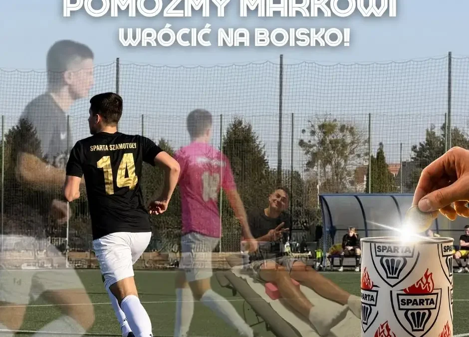 Spartanie grają dla Marka – zbiórka na leczenie po kontuzji