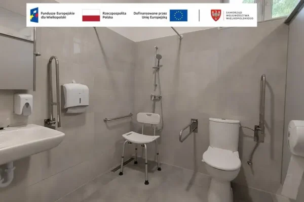 Przedszkole „Miś Uszatek” w Ostrorogu z nową toaletą dostosowaną do potrzeb osób z niepełnosprawnościami