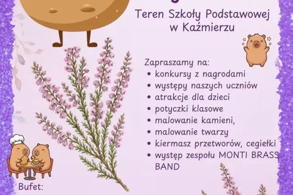 Kaźmierska Pyrlandia 2026 – święto ziemniaka w Kaźmierzu już w niedzielę