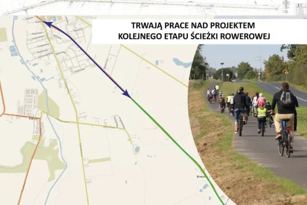 Gmina Kaźmierz stawia na rowery – kolejny odcinek ścieżki już w planach