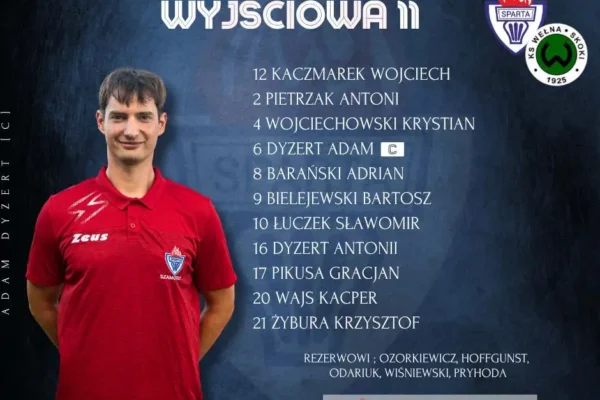 Sparta Szamotuły odkryła karty przed meczem z Wełną Skoki