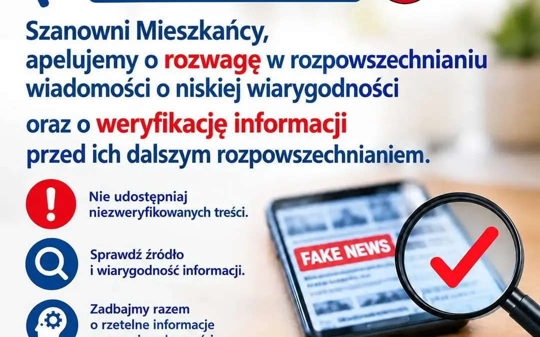 Gmina Pniewy apeluje: nie szerujcie niesprawdzonych informacji o zdarzeniach w szkołach