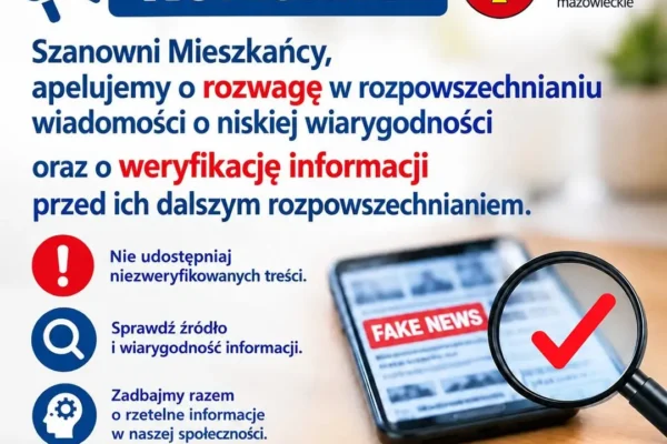Gmina Pniewy apeluje: nie szerujcie niesprawdzonych informacji o zdarzeniach w szkołach
