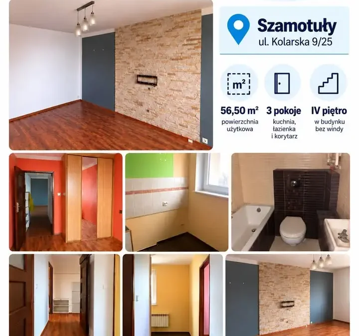 Szamotuły sprzedają trzy nieruchomości – w tym mieszkanie przy ul. Kolarskiej