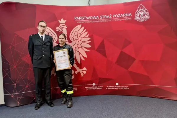 Ochotnicza Straż Pożarna w Ostrorogu laureatem konkursu „Budujemy SYSTEM ODPORNOŚCI SPOŁECZNEJ”